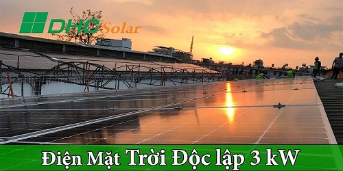 điện mặt trời độc lập 3kw